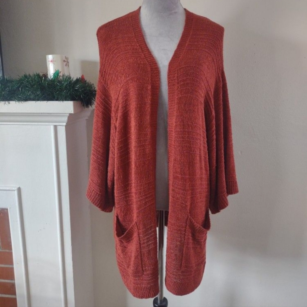 Old Navy burgundy sweater cardigan